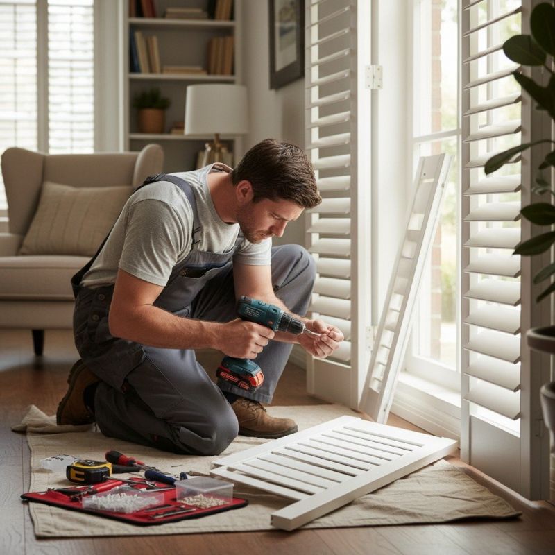 Interior Shutter Painting