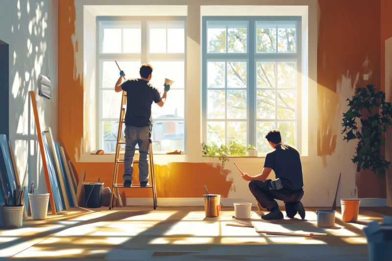 Interior Trim Painting in Wilmington, NC